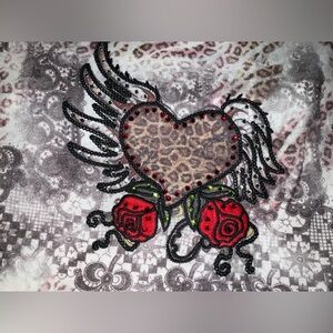 Spy Zone Exchange scarf- approx. 22” x 74” -never used- embellished / rare